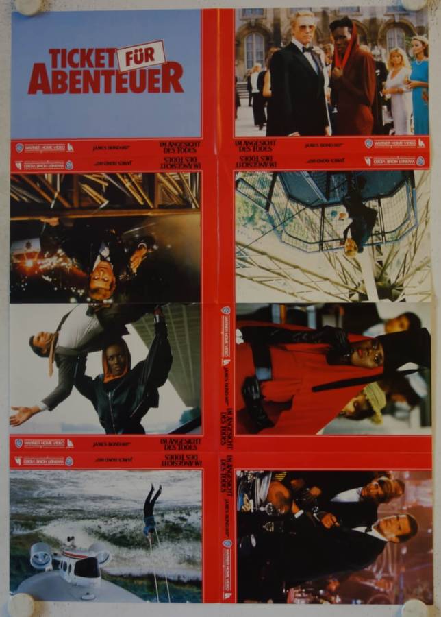 A View to a Kill original release german video lobby still set